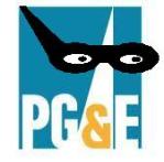 pg&e logo bandit