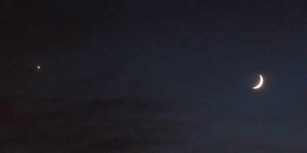 moon and venus