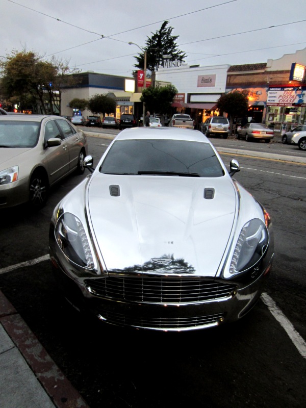 shiny aston martin