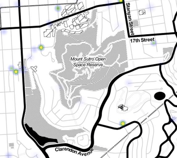 forest knolls noise complaints map