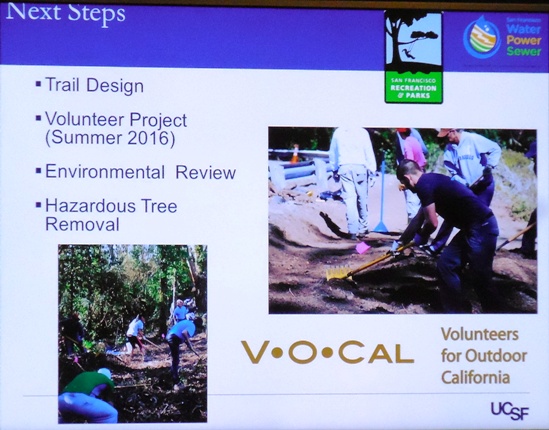 next steps for SFRPD trail projects